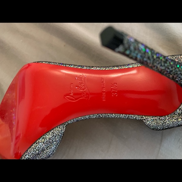 Christian Louboutin Heels (Sparkle/Red Bottoms) - Picture 6 of 8